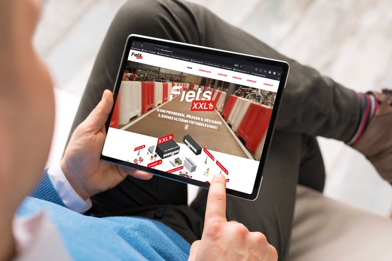 FietsXXL-website homepage sfeerbeeld